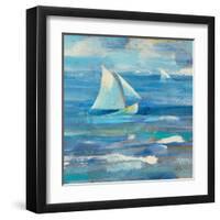 Ocean Sail V.2 Sq-Albena Hristova-Framed Art Print