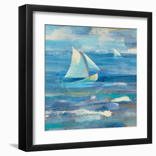 Ocean Sail V.2 Sq-Albena Hristova-Framed Art Print