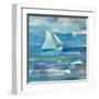 Ocean Sail V.2 Sq-Albena Hristova-Framed Art Print