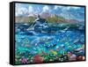 Ocean Scene-Adrian Chesterman-Framed Stretched Canvas