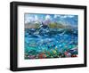 Ocean Scene-Adrian Chesterman-Framed Art Print