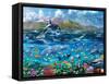 Ocean Scene-Adrian Chesterman-Framed Stretched Canvas