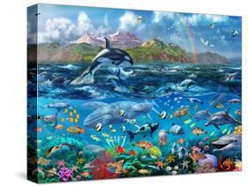 Ocean Scene-Adrian Chesterman-Stretched Canvas