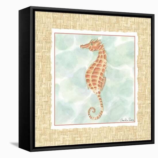 Ocean Seahorse-Chariklia Zarris-Framed Stretched Canvas