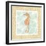 Ocean Seahorse-Chariklia Zarris-Framed Art Print