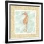 Ocean Seahorse-Chariklia Zarris-Framed Art Print