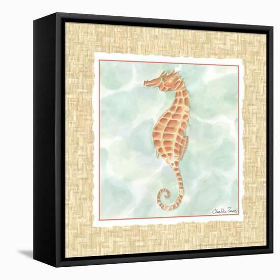 Ocean Seahorse-Chariklia Zarris-Framed Stretched Canvas