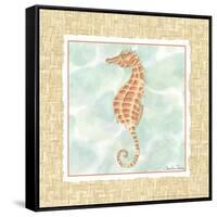 Ocean Seahorse-Chariklia Zarris-Framed Stretched Canvas