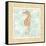 Ocean Seahorse-Chariklia Zarris-Framed Stretched Canvas