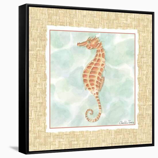 Ocean Seahorse-Chariklia Zarris-Framed Stretched Canvas