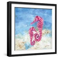 Ocean Seahorses-LuAnn Roberto-Framed Art Print