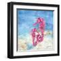 Ocean Seahorses-LuAnn Roberto-Framed Art Print
