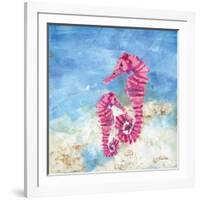 Ocean Seahorses-LuAnn Roberto-Framed Art Print