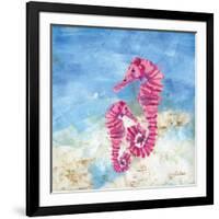 Ocean Seahorses-LuAnn Roberto-Framed Art Print