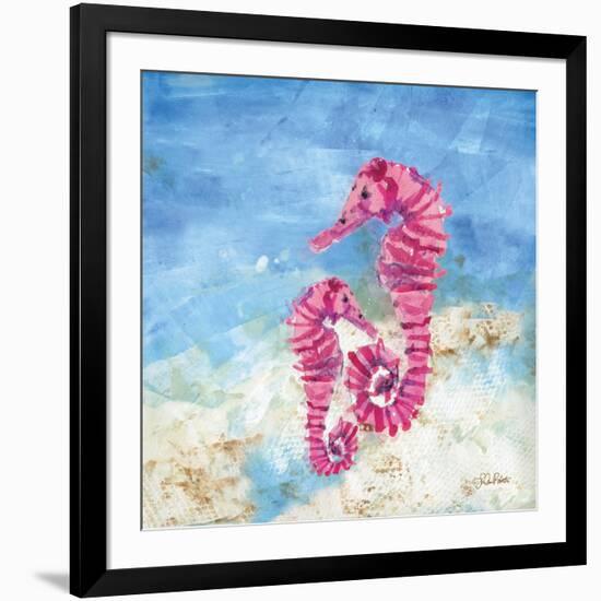 Ocean Seahorses-LuAnn Roberto-Framed Art Print