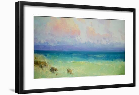 Ocean Side - Pacific Highway-Vahe Yeremyan-Framed Art Print