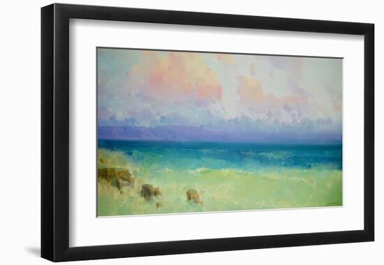 Ocean Side - Pacific Highway-Vahe Yeremyan-Framed Art Print