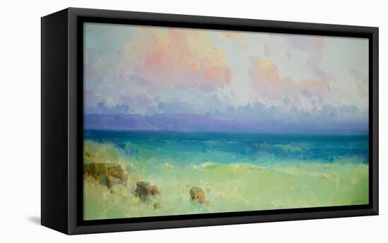 Ocean Side - Pacific Highway-Vahe Yeremyan-Framed Stretched Canvas