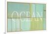 Ocean Sign-Z Studio-Framed Art Print