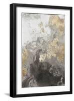 Ocean Splash II Grey Version-PI Studio-Framed Art Print