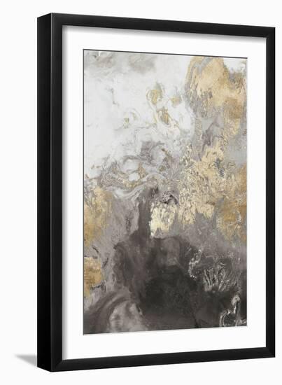 Ocean Splash II Grey Version-PI Studio-Framed Art Print