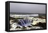 Ocean Storm along Cape Perpetua, Oregon Coast-Craig Tuttle-Framed Stretched Canvas