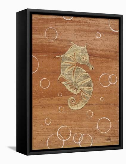 Ocean Style Seahorse-Hart Hart-Framed Stretched Canvas