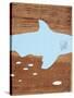 Ocean Style Shark-Hart Hart-Stretched Canvas