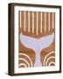 Ocean Style Whale Tail-Hart Hart-Framed Giclee Print