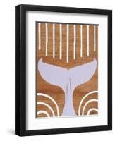 Ocean Style Whale Tail-Hart Hart-Framed Premium Giclee Print