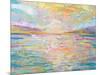 Ocean Sunrise-Jeanette Vertentes-Mounted Art Print