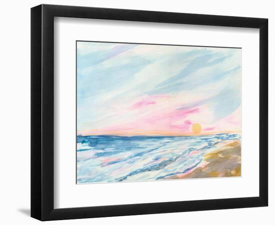 Ocean Sunrise-Sue Schlabach-Framed Art Print