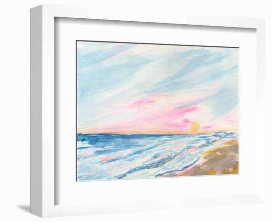 Ocean Sunrise-Sue Schlabach-Framed Art Print