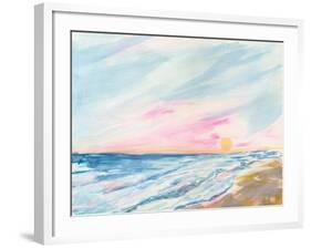 Ocean Sunrise-Sue Schlabach-Framed Art Print