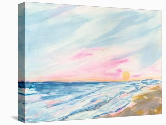 Ocean Sunrise-Sue Schlabach-Stretched Canvas