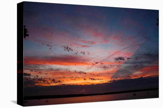 Ocean Sunset in East Hampton NY Photo Poster-null-Stretched Canvas