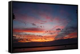 Ocean Sunset in East Hampton NY Photo Poster-null-Framed Stretched Canvas