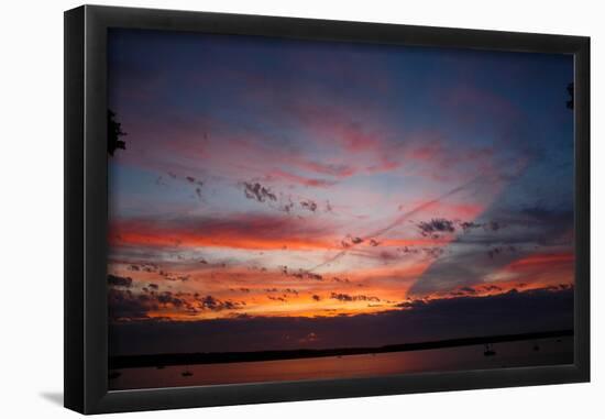 Ocean Sunset in East Hampton NY Photo Poster-null-Framed Poster