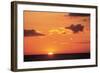 Ocean Sunset-null-Framed Art Print