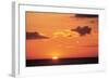 Ocean Sunset-null-Framed Art Print