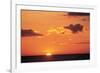 Ocean Sunset-null-Framed Art Print