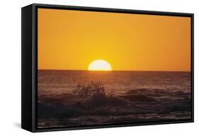 Ocean Sunset-W^ Perry Conway-Framed Stretched Canvas