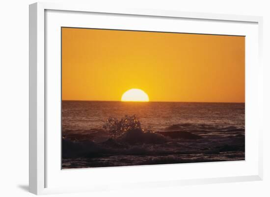 Ocean Sunset-W^ Perry Conway-Framed Photographic Print