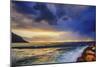 Ocean Sunset-Pixie Pics-Mounted Photographic Print