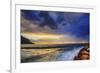 Ocean Sunset-Pixie Pics-Framed Photographic Print