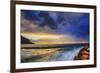 Ocean Sunset-Pixie Pics-Framed Photographic Print