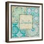 Ocean Tales Tile V-Pela Design-Framed Art Print