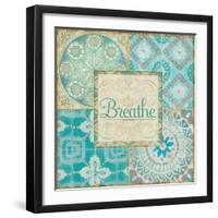 Ocean Tales Tile V-Pela Design-Framed Art Print