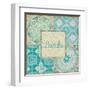 Ocean Tales Tile V-Pela Design-Framed Art Print