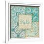 Ocean Tales Tile VI-Pela Design-Framed Art Print